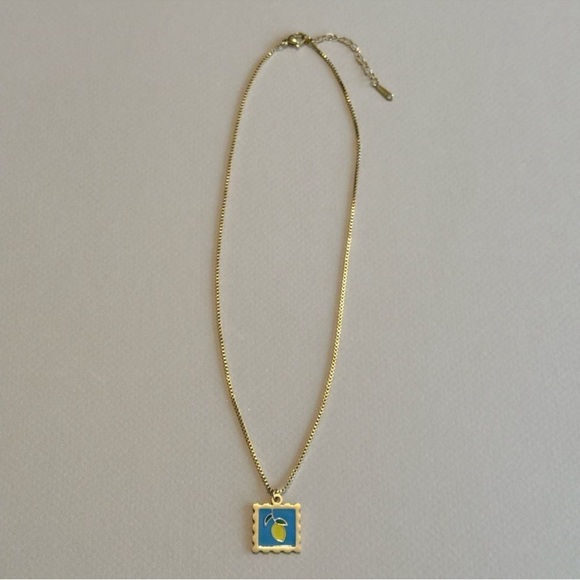 New! Lemon Gold Necklace (2944) - Picture 3 of 4